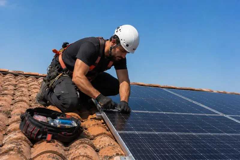 Maintenance et monitoring de panneaux solaires à Haveluy